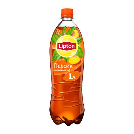 Холодный чай Lipton Черный Персик 1 л
