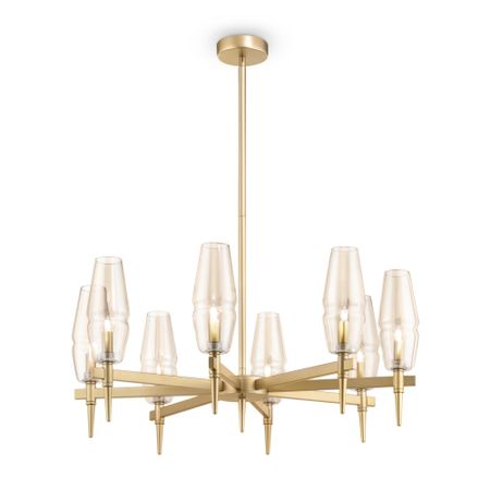 Люстра Maytoni H002PL-08G Матовое Золото 8хG9х28W