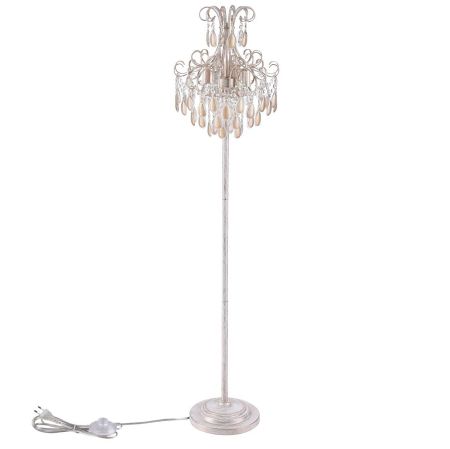 Торшер Freya FR2302FL-04WG Белый с Золотом 4хE14х40W рама 25 35 деревянная цв белый с золотом со стеклом двуреченский