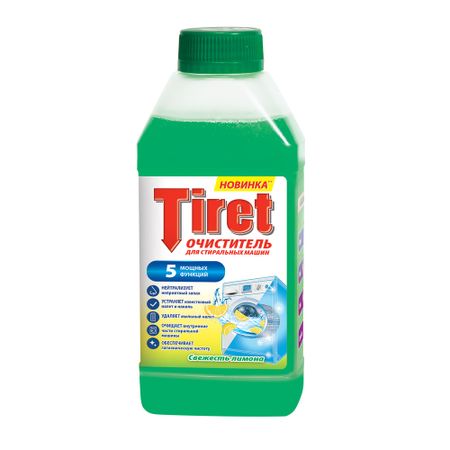 Очиститель для стиральных машин Tiret Свежесть Лимона 250 мл