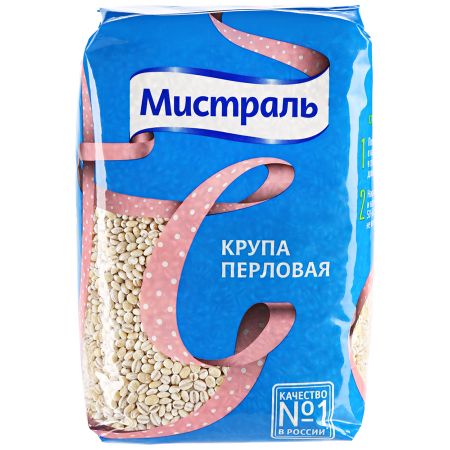 Крупа Мистраль перловая 900 г