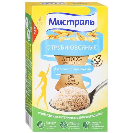 Отруби Мистраль овсяные 400 г