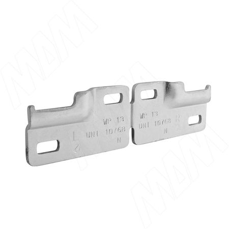 LIBRA WP13 Планка для навесов для коробов нижнего яруса, сталь (63450180ZN) libra h7 мебельный навес для коробов нижнего яруса с креплением на винты правый 63422240zn