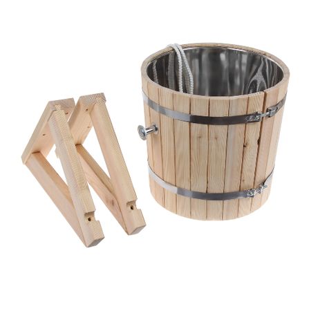 Устройство обливное 20 л Citywood лиственница с вставками (УОЛ/НЖ)