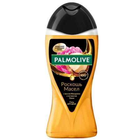 Гель для душа женский Palmolive Роскошь масел с маслом Макадамии и экстрактом Пиона, 250 мл