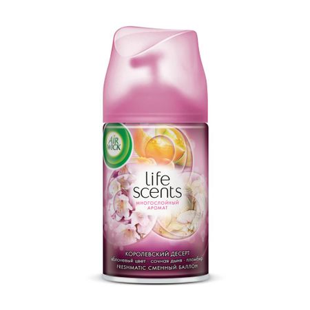 Сменный баллон для автоматического освежителя воздуха Air Wick Life Scents Королевский десерт 250 мл