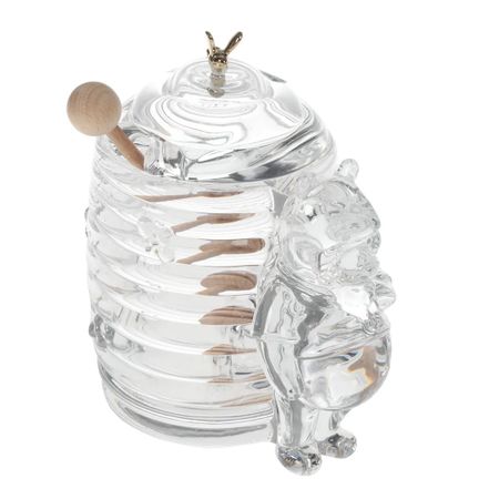 Доза Crystal Bohemia Мишка с ульем 15 см брелок мишка прозрачный с гелем пвх 6см 12 5149 202412 k19