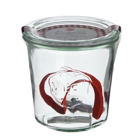 Банка Einkochwelt weck 580мл с крышкой прокладкой и зажимами