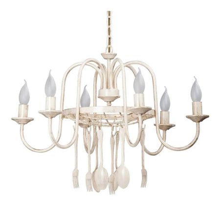 Люстра подвесная VITALUCE V1333/6 белая стеклянная люстра nordic 3 5 6 8 головок 220в