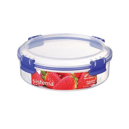 Контейнер круглый 640мл Sistema klip it