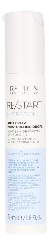 Увлажняющие капли для смягчения волос Restart  Hydration Anti-Frizz Moisturing Drops 50мл афлубин капли гомеопатические 50мл