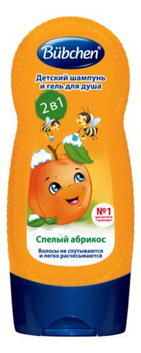 Детский шампунь-гель для волос и тела Спелый абрикос Shampoo & Shower 230мл максим климов спелый август