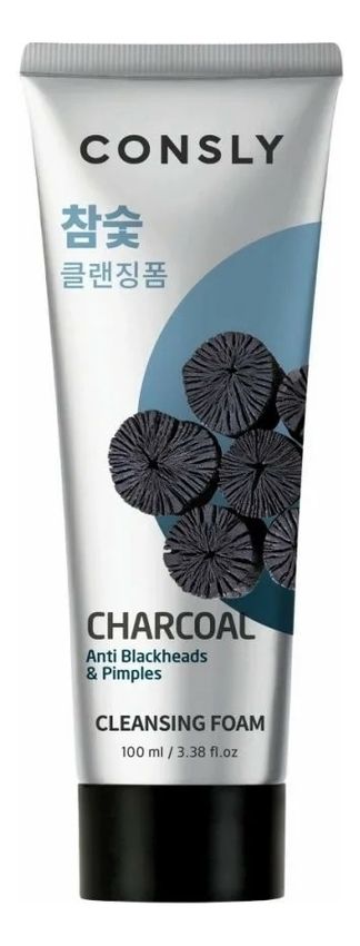 Пенка для умывания против черных точек c древесным углем Charcoal Anti Blackheads Creamy Cleansing Foam 100мл