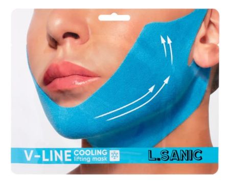 Маска-бандаж для коррекции овала лица с охлаждающим эффектом V-Line Cooling Lifting Face Mask: Маска 20г бандаж грыжевой паховый правосторонний к 303 р 4