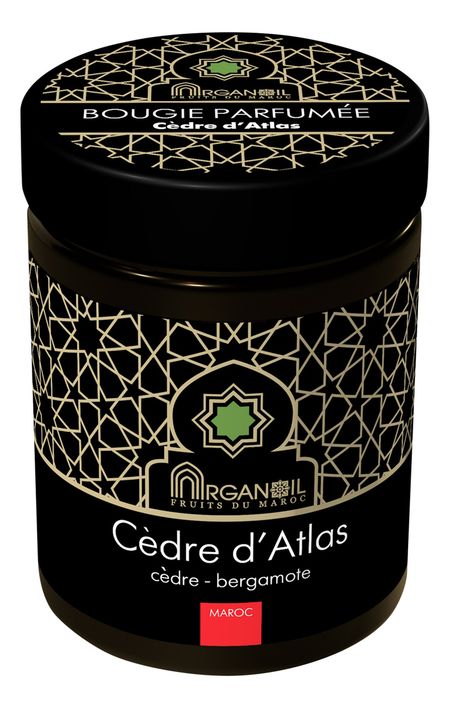 Ароматическая свеча Атласский кедр Bougie Parfumee Cedre D'Atlas (кедр-бергамот): Свеча 160мл