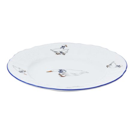 Набор тарелок десертных 17см 6шт Bernadotte декор гуси