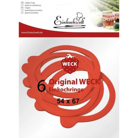 Набор резиновых прокладок Einkochwelt 6 шт 54х67