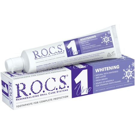 Зубная паста R.O.С.S. UNO Whitening 74 г