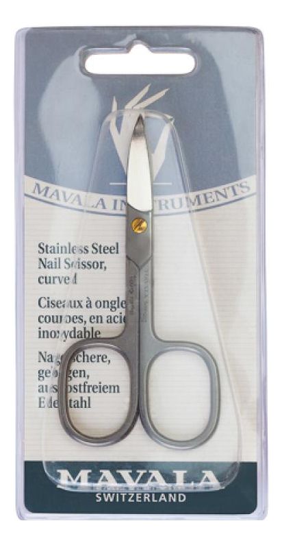 Ножницы для ногтей с загнутыми лезвиями Stainless Steel Nail Scissor Сurved ножницы 175мм double с тефлоновыми лезвиями berlingo