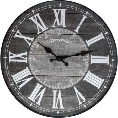 Часы настенные Kanglijia Clock серые 35,5х35,5х3,5 см проекционные часы virtus table clock d juan lrg eagle bronze