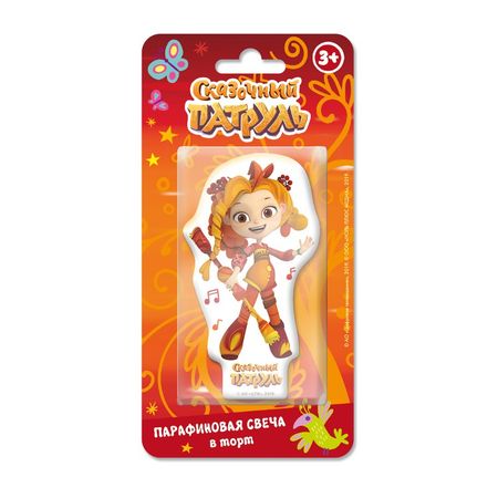Свеча парафиновая в торт ND Play  Сказочный патруль Аленка