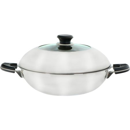 Вок с крышкой Vantage трехслойный 32 см 7 л