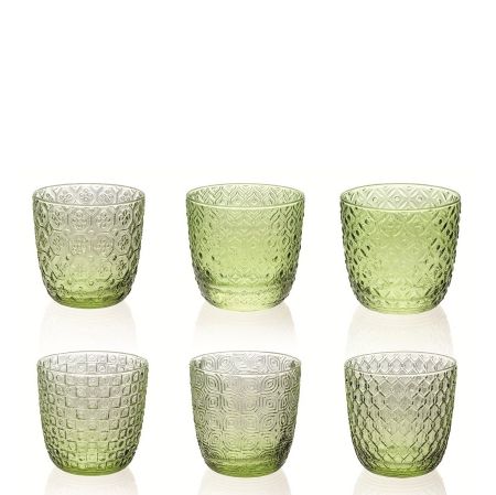 Набор стаканов IVV Sixties, 180 мл, 6 шт салатовый cтеплер 24 6 30л ergoline ярко салатовый erichkrause