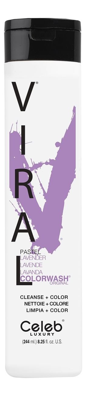 Шампунь для яркости цвета волос Viral Shampoo 244мл: Pastel Lavender концентрат для волос wella professionals усилитель яркости а color brilliance