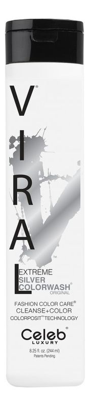 Шампунь для яркости цвета волос Viral Shampoo 244мл: Extreme Silver концентрат для волос wella professionals усилитель яркости а color brilliance