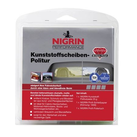 Полироль NIGRIN для фар, 25 г сергей леонидович баженов новое оборудование для механической обработки колесных пар локомотивов и вагонов без выкатки