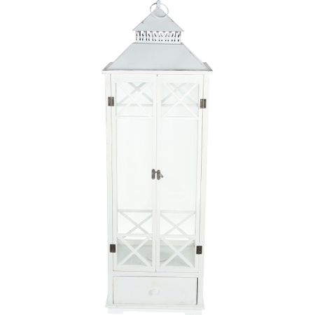 Фонарь-подсвечник Minhou Lisheng белый 39,5х35,5х120,5 см