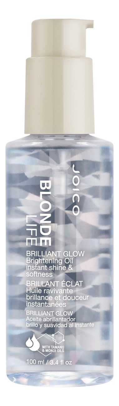 Масло для сохранения чистоты и сияния светлых волос Blonde Life Brilliant Glow Brightening Oil 100мл