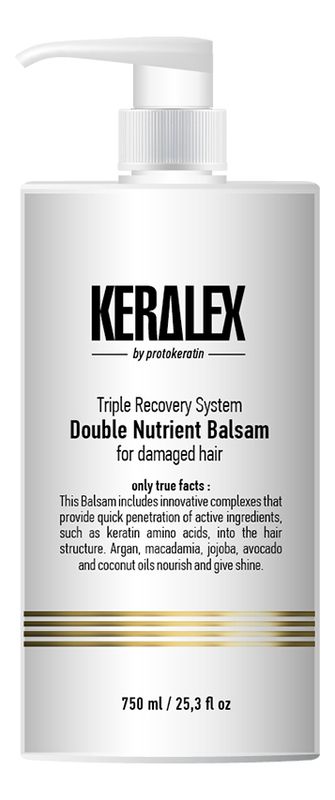 Высокоинтенсивный бальзам для волос дуо-питание Keralex Double Nutrient Balsam: Бальзам 750мл styx chin min balsam