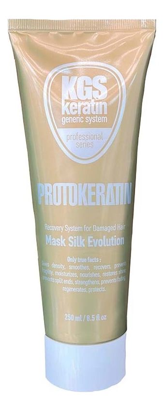 Шелковая маска для волос KGS Keratin Generic System Mask Silk Evolution 250мл рождественский проектор снежинок generic
