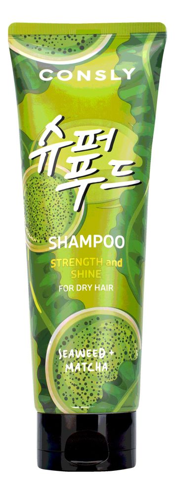 Шампунь для блеска волос с экстрактом зеленого чая матча Shampoo Strength And Shine 250мл
