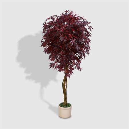 Дерево Конэко-О искусственное с красными листьями