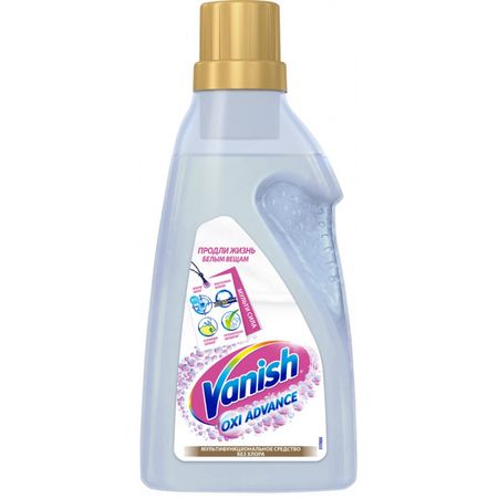 Пятновыводитель Vanish гель Oxi Advance для белых тканей 1,5 л