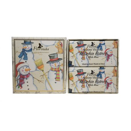 Набор Florinda Белый мускус мыло 100 г, саше 3 шт