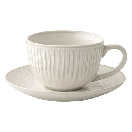 Чашка с блюдцем Easy life Gallery 0,25 л белый