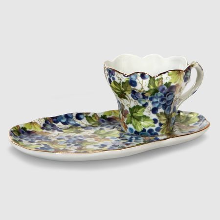 Чашка с блюдцем Кингстар фарфор 10155 1 шт