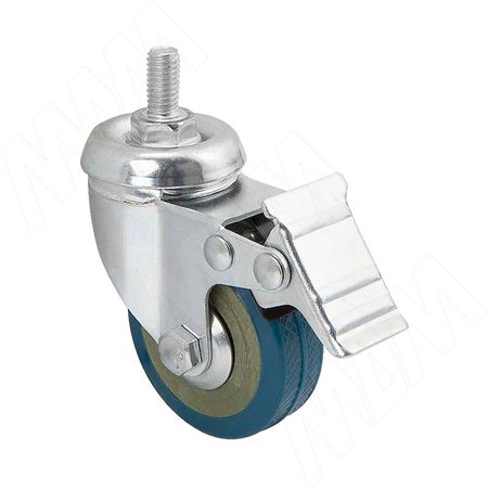 Опора колесная, D50 мм, со стопором, М8 (CST50 BR)