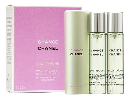 Chance Eau Fraiche: туалетная вода 3*20мл chance eau fraiche туалетная   150мл