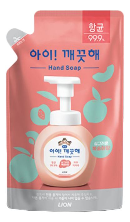 Пенное мыло для рук с персиком Foam Hand Soap Antibacterial Peach: Мыло (рефил) 200мл флосс межзубный с хлоргексидином antibacterial president президент 50м 201