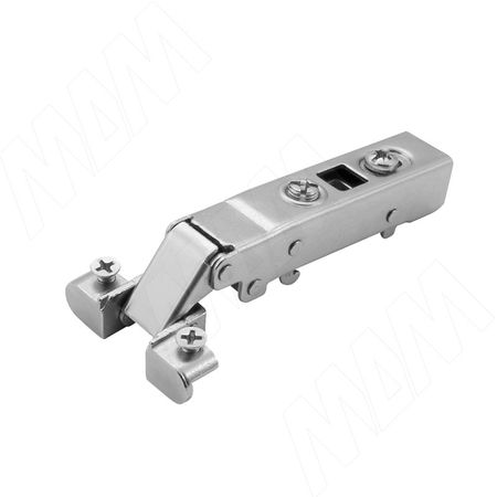 HARMONY петля для алюминиевого профиля без амортизатора накладная (90/105), стандартная, цвет никель (51MS410510CS)