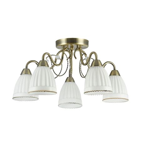 Потолочный светильник Freya Letizia FR2757-PL-05-BZ citall интерьерный потолочный купольный светильник для чтения для mitsubishi pajero shogun montero v31 v32 v33 v43 1990 2000 2001 2002 2003 2004