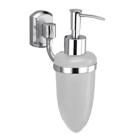 Дозатор для жидкого мыла ,матовое стекло WasserKraft