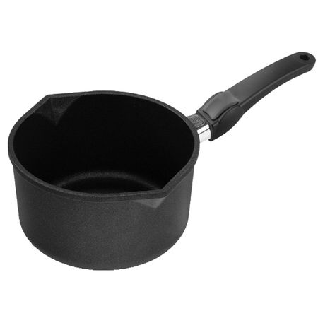 Ковш AMT Gastroguss из литого алюминия 0,9 л, диаметр 16 см 2 шт съемная головка для газонокосилки из алюминия