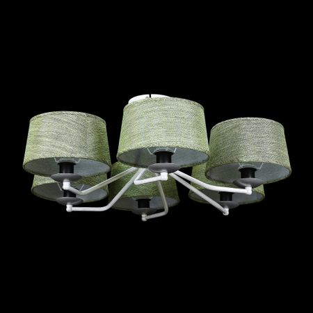 Люстра Светпромъ 14546 гобелен оливковый е14