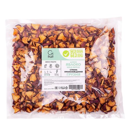 Фрукты сушеные Gifruit Дикое яблоко, 500г александр сергеевич конторович дикое поле