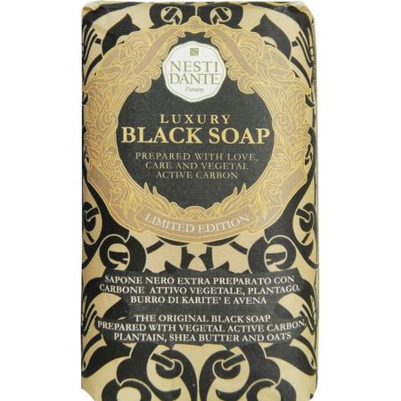 Мыло роскошное черное. 250г Nesti dante